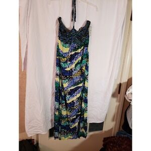 Women's Faded Glory Multicolor Maxi Sundress Size XL